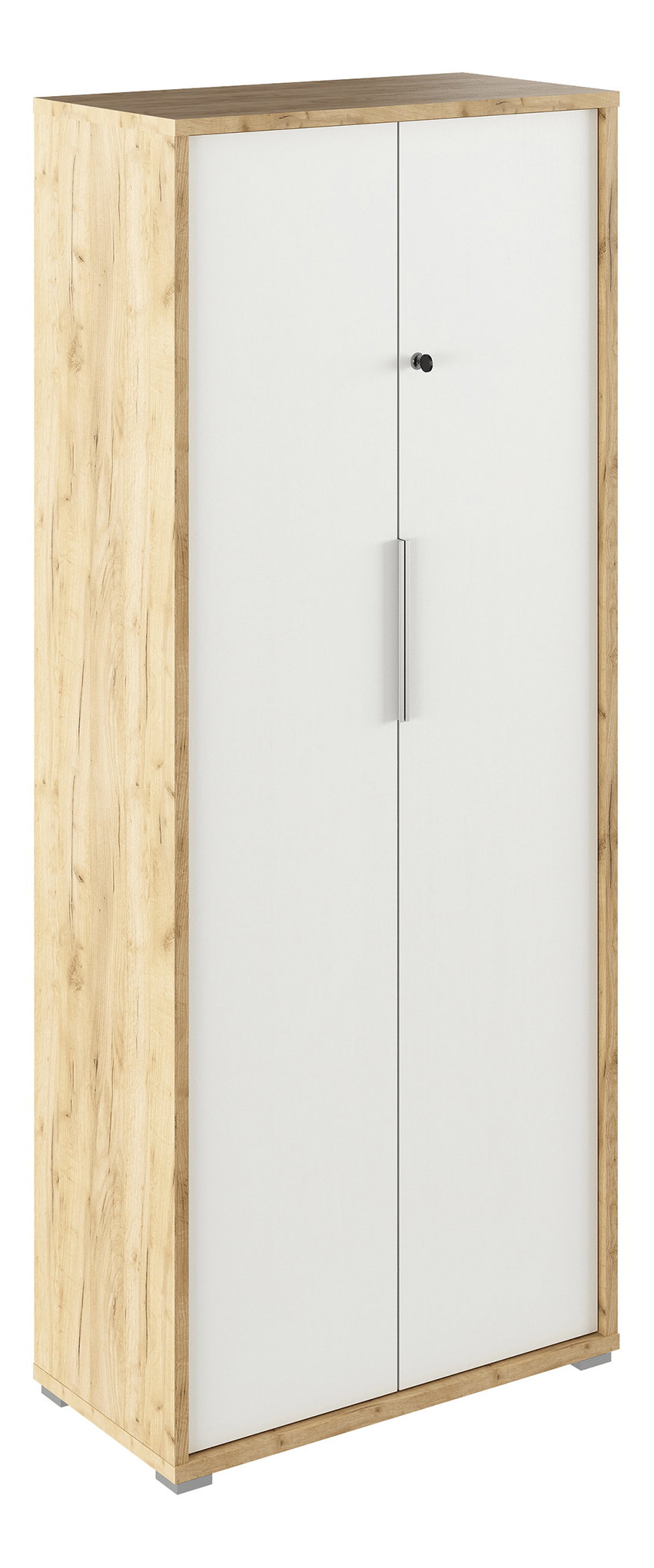 Šatní skříň Rumia 31 (dub artisan + bílá)