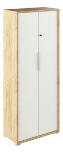 Šatní skříň Rumia 31 (dub artisan + bílá)