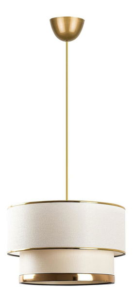 Stropní svítidlo Mesagrande 2 (krémová + zlatá)