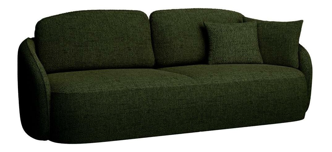 Pohovka trojsedačka Sheila (olivová + černá)