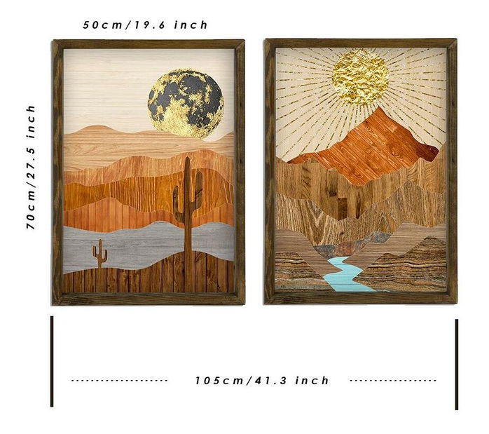 Ozdobný zarámovaný obraz Mobune 2 (vícebarevné)