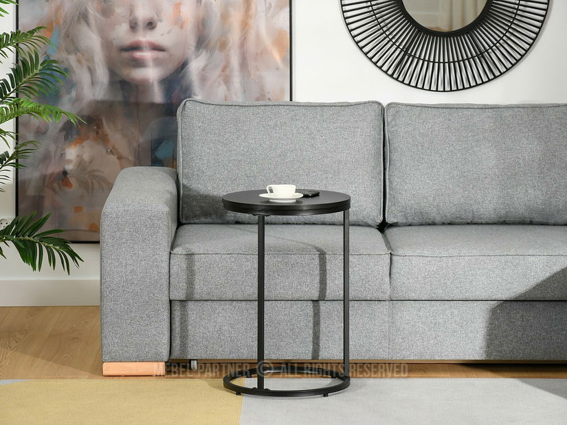 Konferenční stolek Corden (černé dřevo + černá)