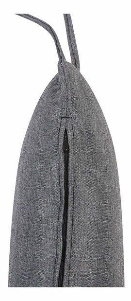 Závěsné křeslo PINOGRO (polyratan) (šedá)