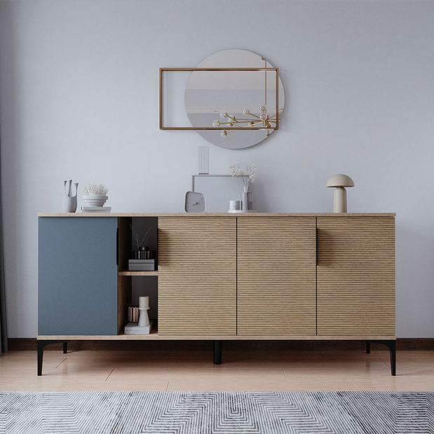 Skříňka Kaia (bílá + antracit)