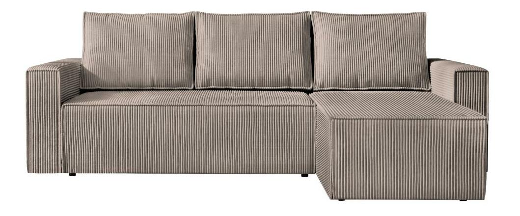 Rohová sedací souprava Apple (sivobéžová)