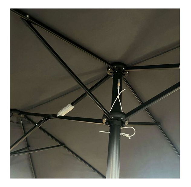 Zahradní slunečník Taso (tmavě šedá)