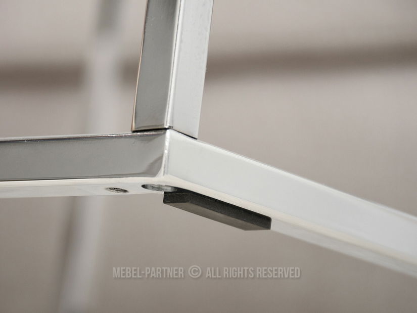 Konferenční stolek Bella M (černý mramor + chromová)