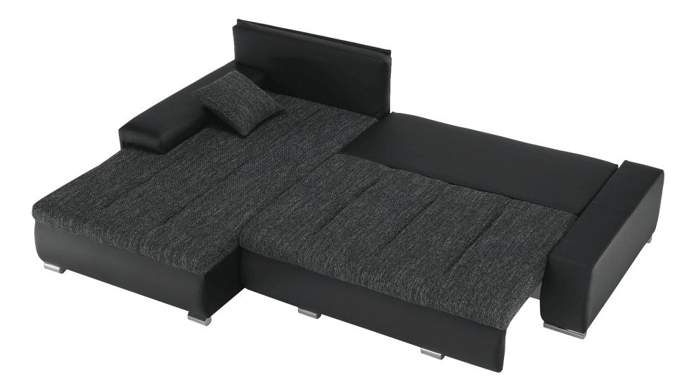 Rohová sedací souprava Gisoil (černá)