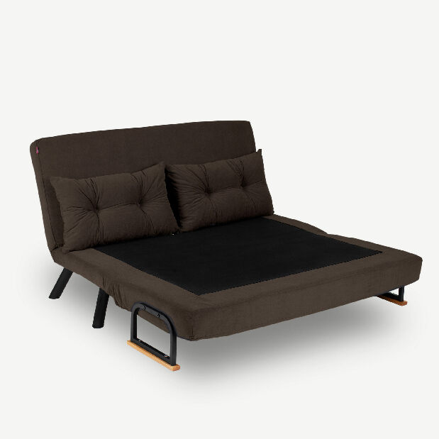 Sedačka futon Sandy (hnědá)