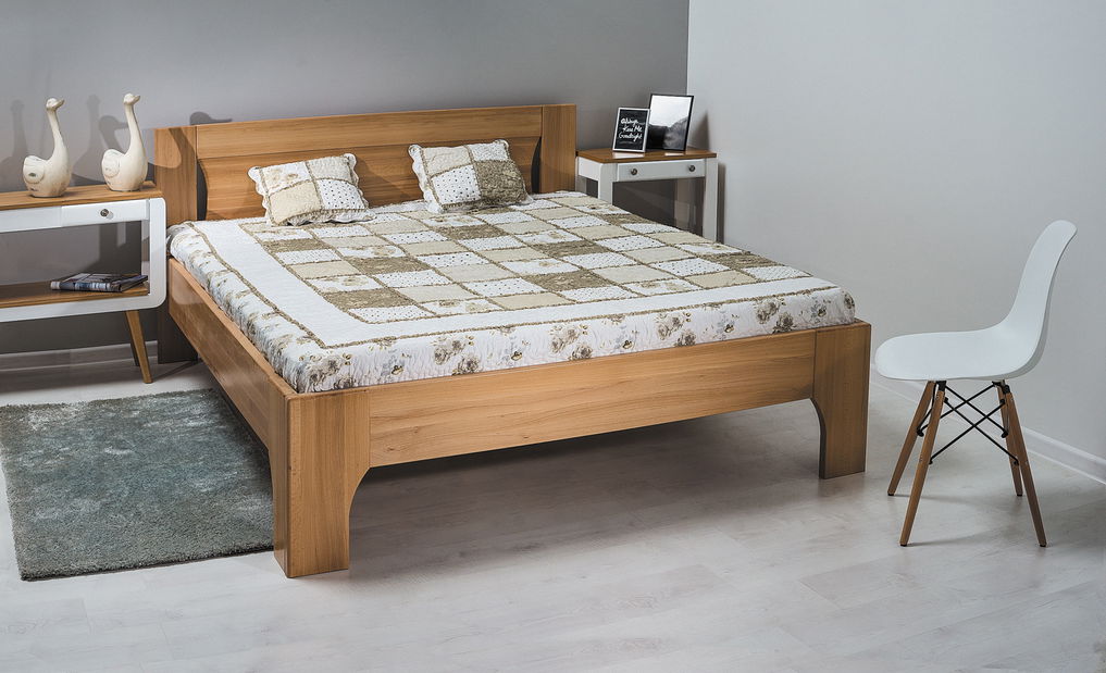 Manželská postel 160 cm Belfast (s roštem)