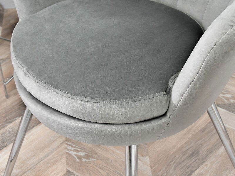 Křeslo Lasair (šedá + černá)