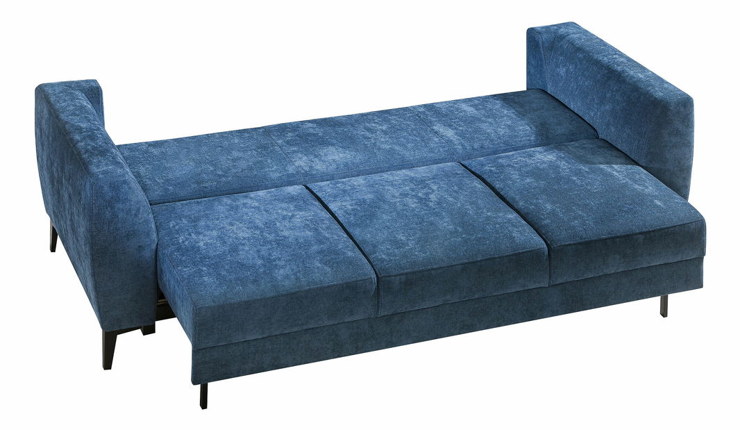 Pohovka třísedačka Ivonne (tmavě modrá)