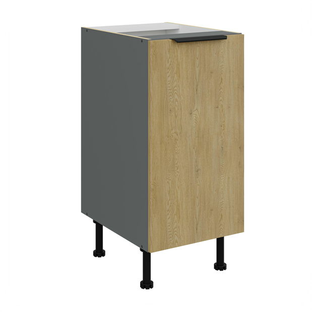 Dolní kuchyňská skříňka Carminia 40 D 1F BB (dub cremona + antracit)