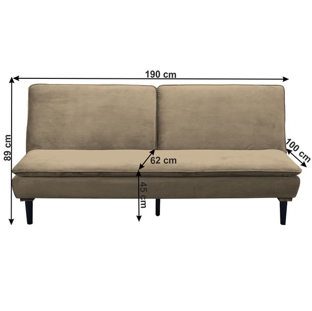 Pohovka Baella (hnědá)