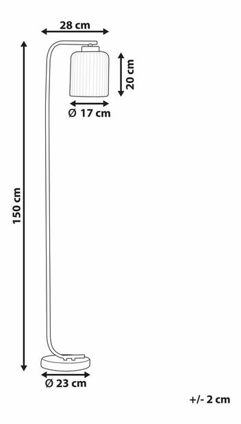 Stojanová lampa Chilly (černá)