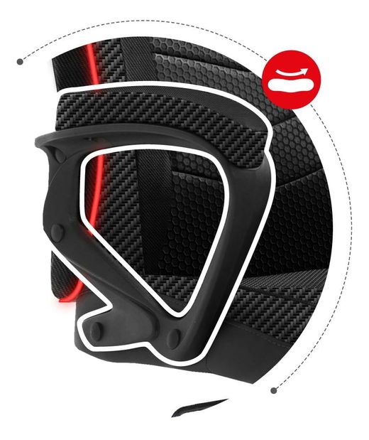 Herní křeslo Fusion 2.5 (černá + vícebarevná) (s LED osvětlením)