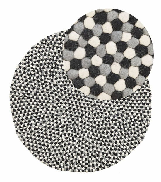 Koberec 140 cm PAKKU (černá)