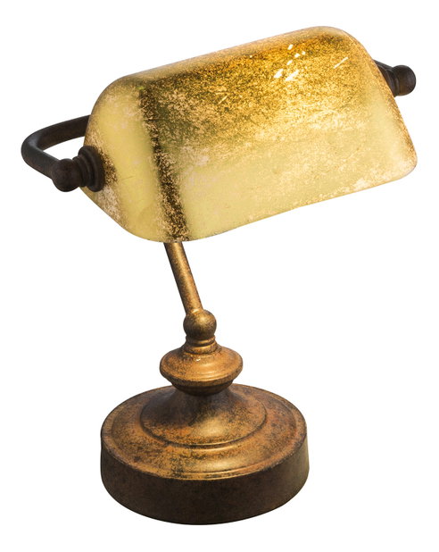 Stolní svítidlo Antique 24917R (klasické) (imitace rzi + zlatá)