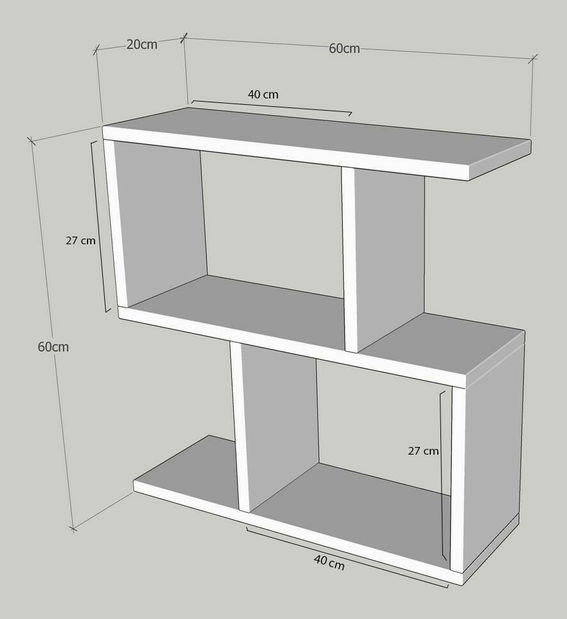 Příruční stolek Live (antracit)