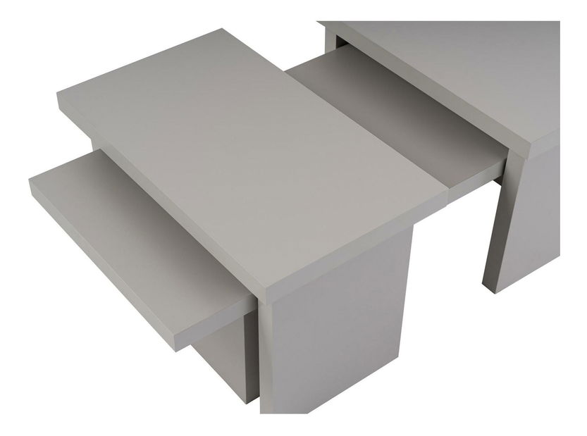 Konferenční stolek Sanctares (šedá)