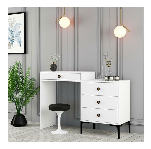 Toaletní stolek Logan 2 (bílá čistá)