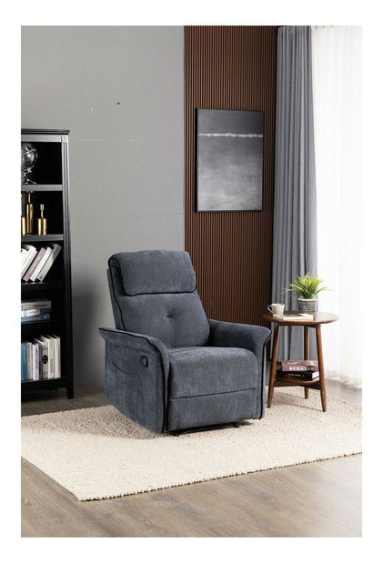 Polohovací křeslo Trato (šedá)