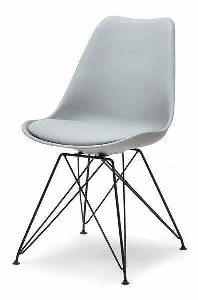 Židle Large Rod (šedá + černá)