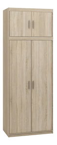 Šatní skříň s nástavbou Malunas 2D (dub sonoma)