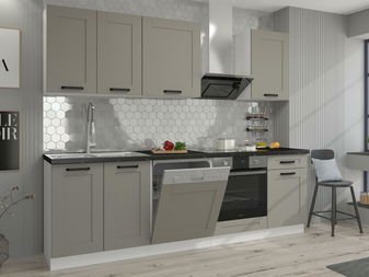 Kuchyně Lucid 28 (claygrey + bílá)