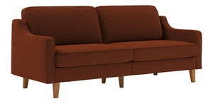 Pohovka trojsedačka Dělají 3 (béžová + ořech)