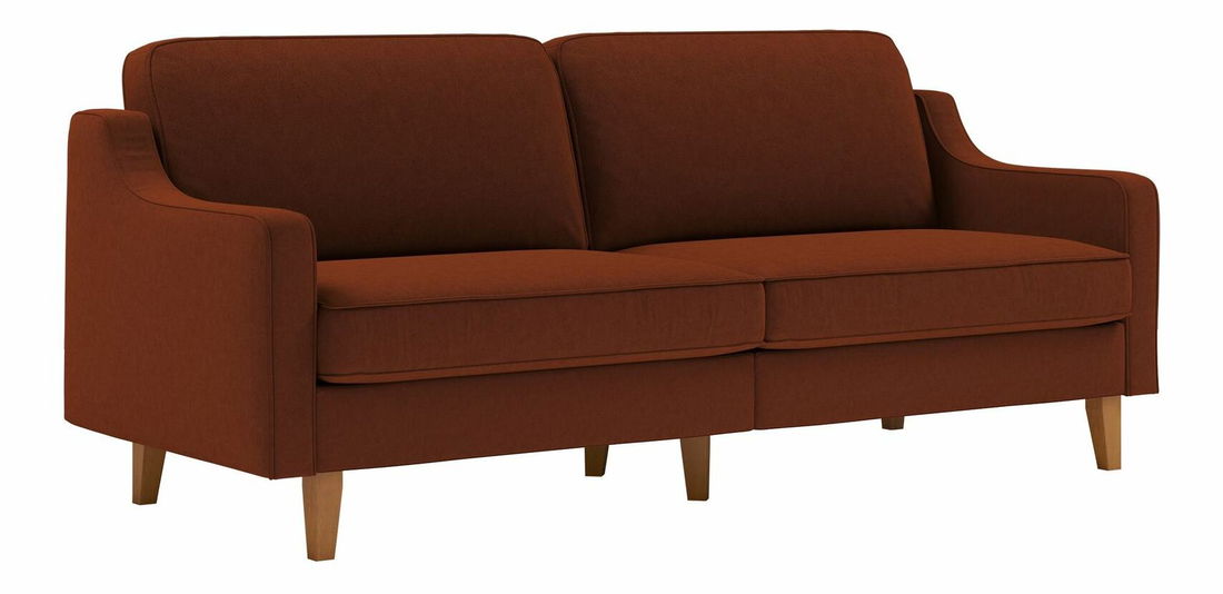 Pohovka trojsedačka Dělají 3 (béžová + ořech)