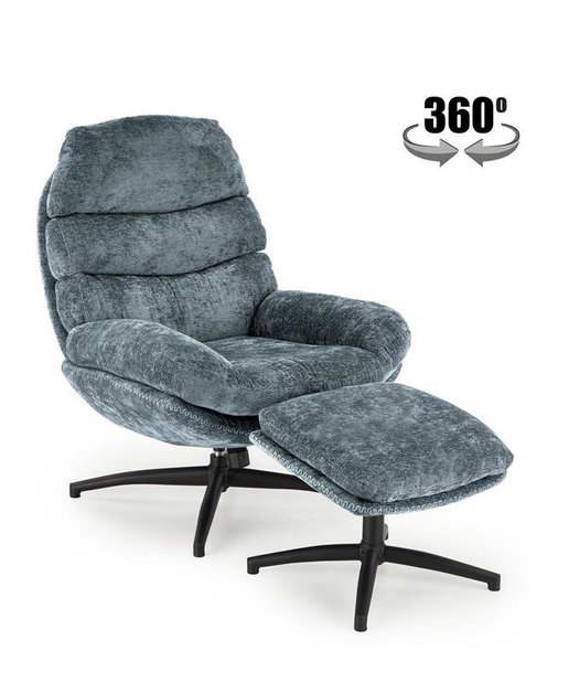 Houpací křeslo Dadario (modrá)