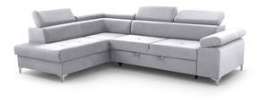 Rohová sedací souprava Madeira (světle šedá) (L)