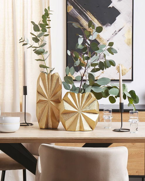 Váza 37 cm Alel (zlatá)