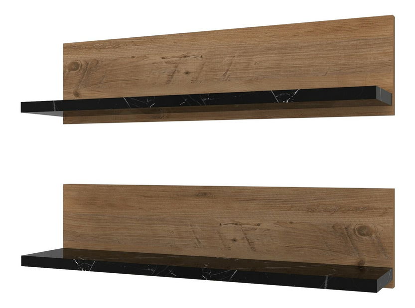 Set 2ks. polic Spencer (atlantická borovice + černá)