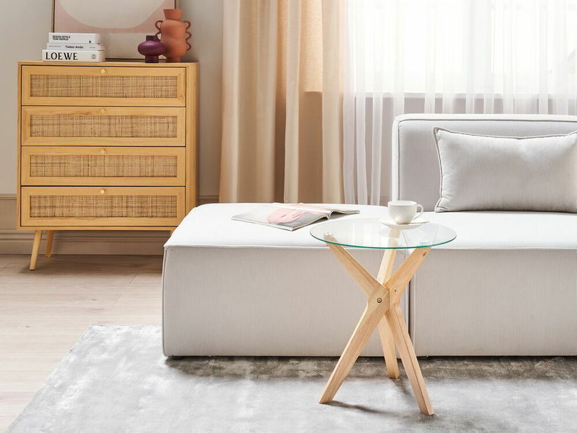 Příruční stolek Varda (průhledná)