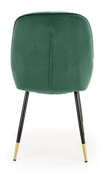 Jídelní židle Kevas (tmavě zelená)