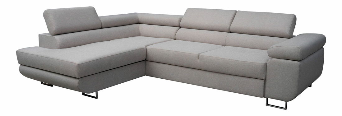 Rohová sedačka Moshe (světle šedá) (L)