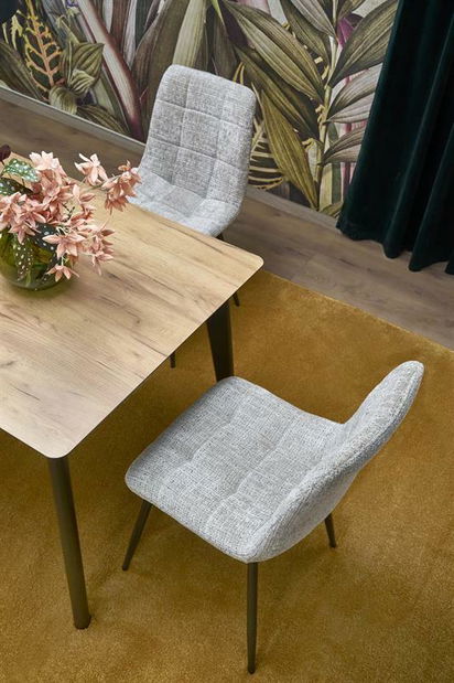 Jídelní stůl Hendry (dub + černá) (pro 8 a více osob)