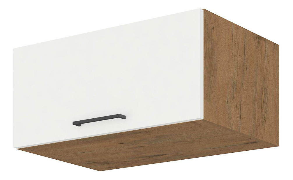 Horní kuchyňská skříňka Virion 80 NAGU 36 1F (dub lancelot + lesk bílý)