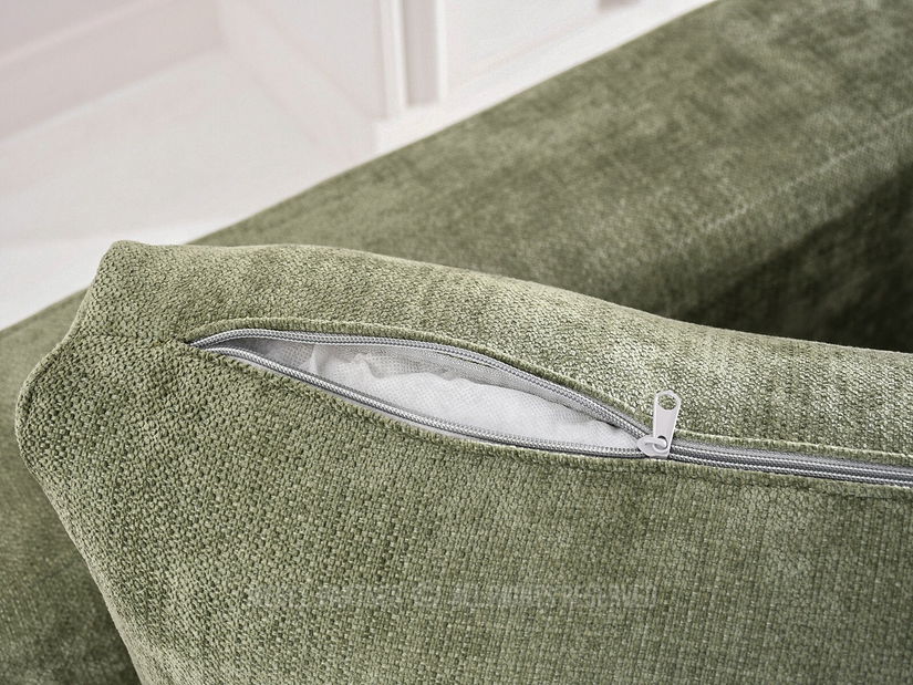 Rohová sedačka Masivos (zelená + černá)