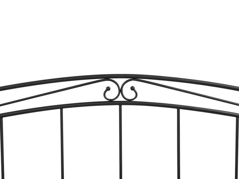 Rozkládací postel 90 cm TULO (s roštem) (černá)