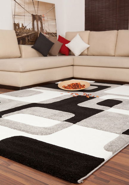 Kusový koberec Lambada Handcarving 463 Silver-Black (160 x 230 cm)