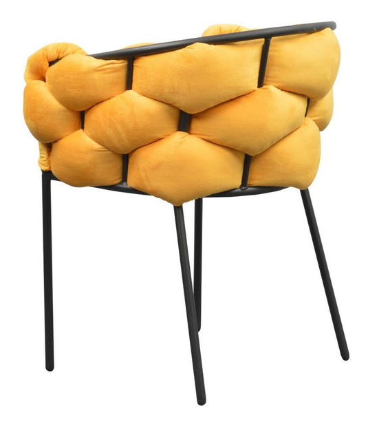 Jídelní židle Dorri (žlutá + černá)