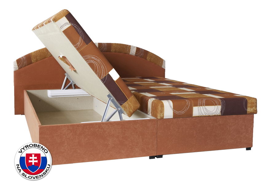 Manželská postel 165 cm Evita (s matrací)