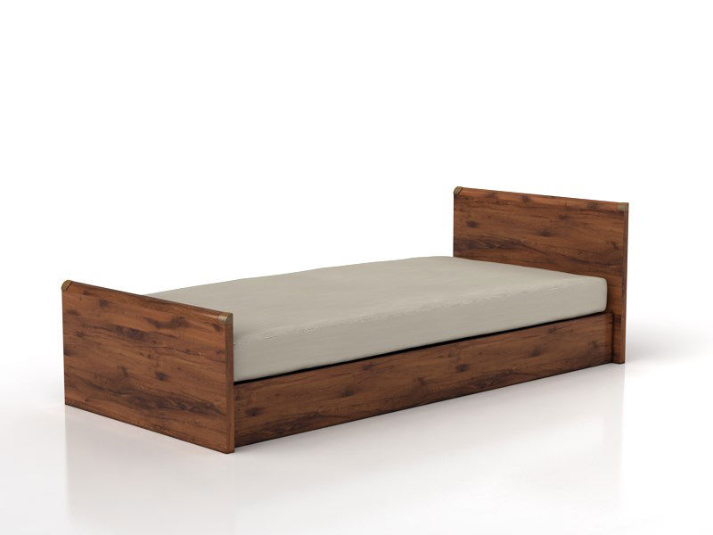 Jednolůžková postel 90 cm BRW INDIANA JLOZ 90 (Dub sutter)