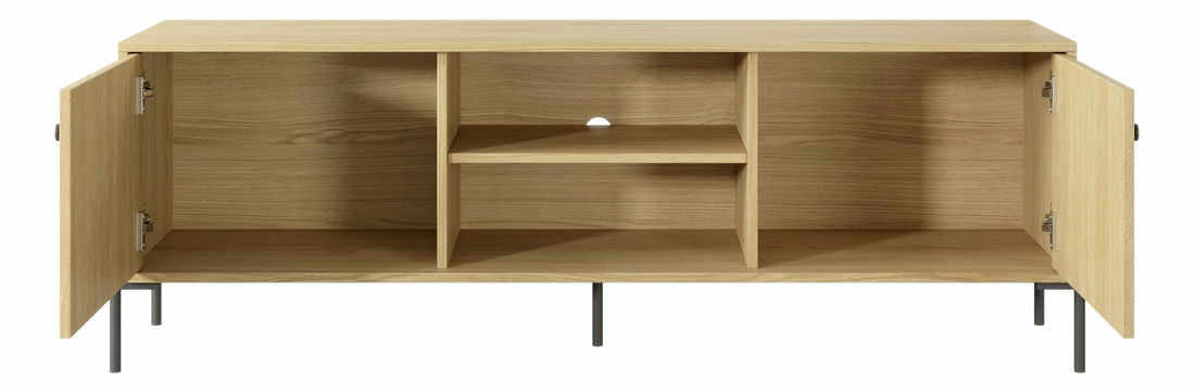 TV stolek/skříňka Scandia 153 2D (dub scandi + jedlička scandi)