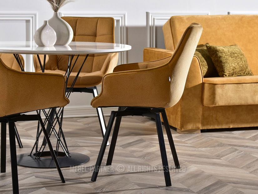 Židle Aranbura (měděna + černá)