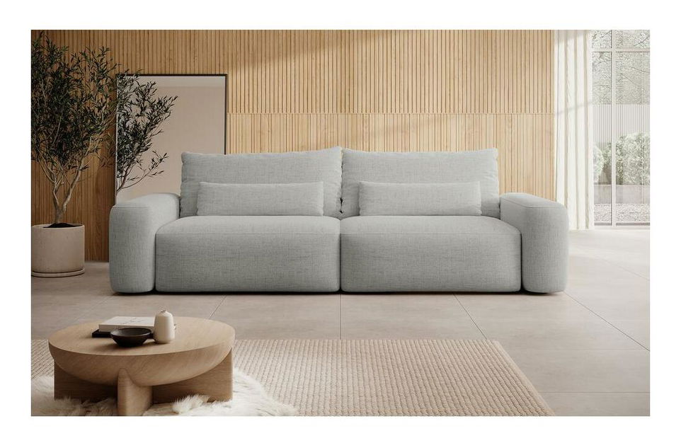 Pohovka trojsedačka Carlito 3 (šedá + černá)