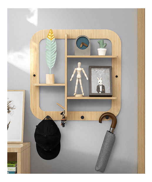 Polička Astrid 2 (přírodní)